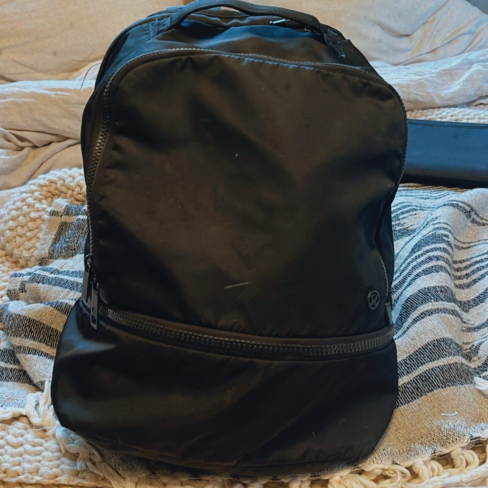 Don’t use enough. Lululemon backpack. NOT GOING UNDER 80 for price.